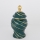 Vase en céramique 30x17 cm doré/vert