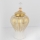 Vase en céramique 35x17,5 cm doré/blanc