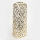 Vase en céramique 37x15 cm doré/blanc