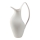 Vase en céramique blanc 33x17x19 cm