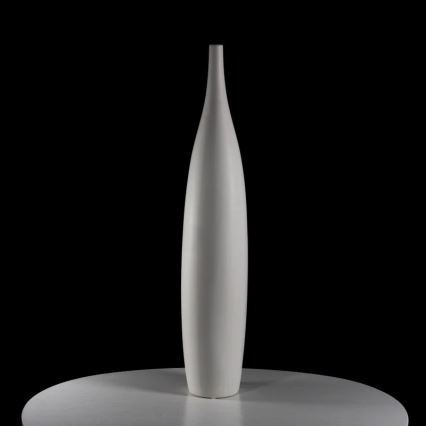 Vase en céramique blanc 70 cm