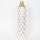 Vase en métal 60,5x14 cm blanc/doré