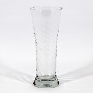 Vase en verre 17 cm transparent