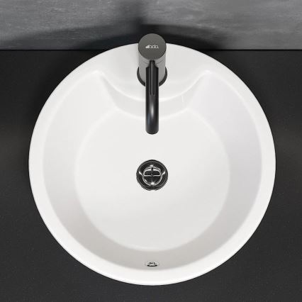 Vasque à poser DRAMMEN Ø 40,1 cm céramique/blanc