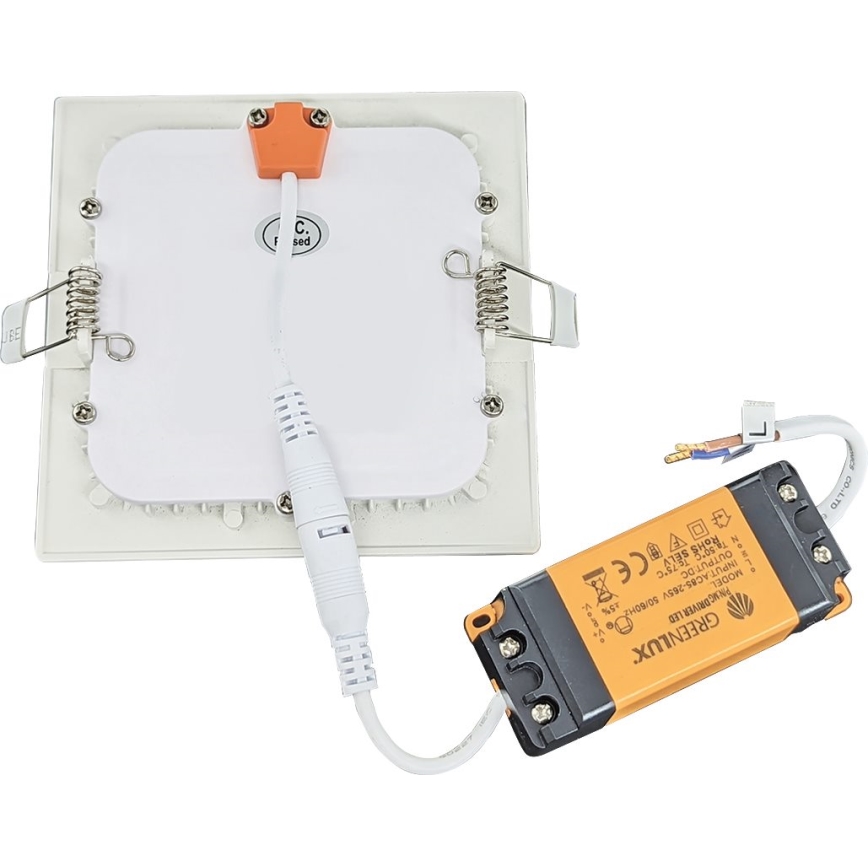 LED Badkamer inbouwspot VEGA LED/12W/230V 2800K 16,8 cm IP44 sneeuwwit