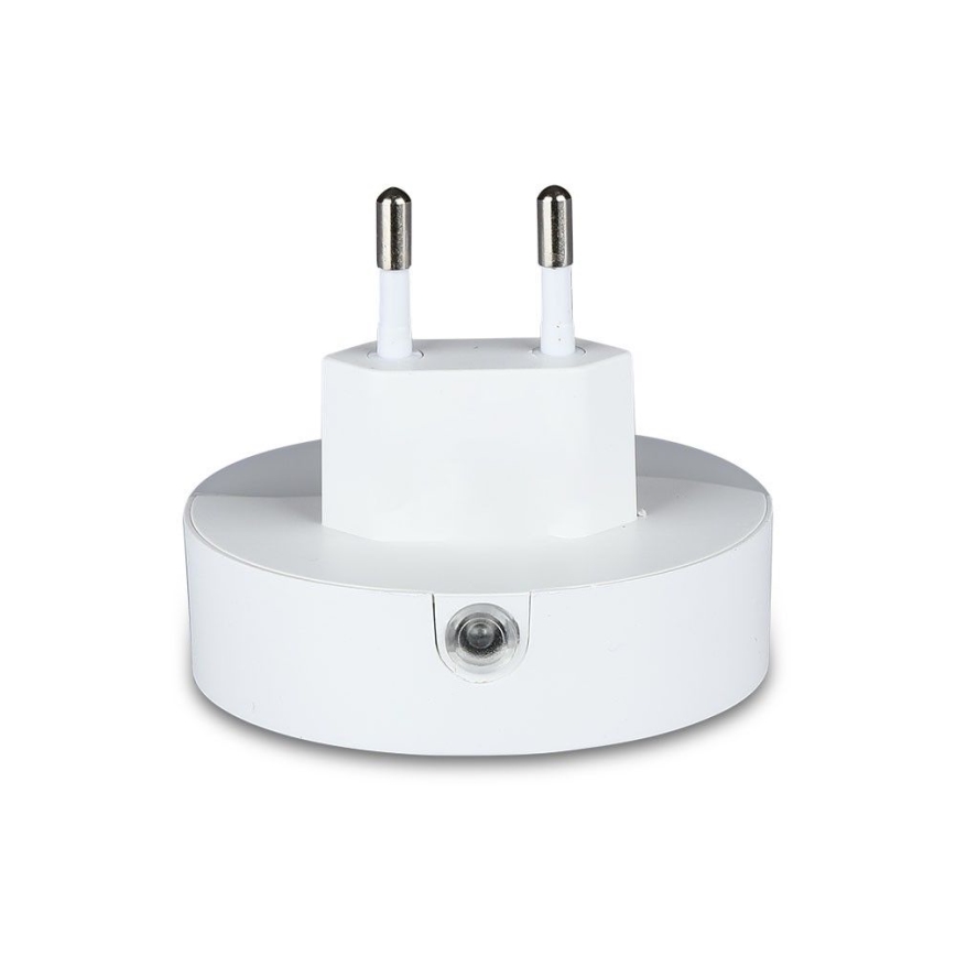 Veilleuse à brancher avec détecteur de crépuscule 2xUSB LED/0,45W/230V 3000K