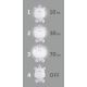 Veilleuse à intensité variable LED enfant  LED/2,5W/230V hippopotame grise
