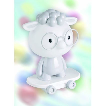 Veilleuse à intensité variable LED enfant LED/2,5W/230V mouton grise