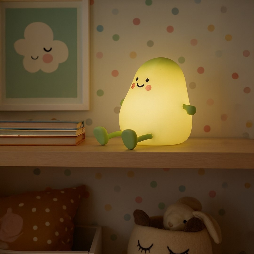 Veilleuse LED tactile, rechargeable et dimmable pour enfants MANGO LED/2,5W/5V 800 mAh