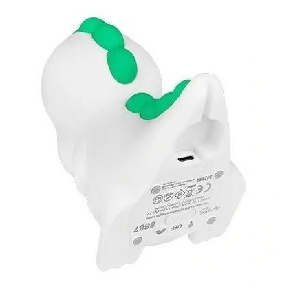Veilleuse rechargeable LED RGBW à intensité variable pour enfants LED/2,5W/5V 3000K 1200 mAh au motif dinosaure