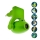 Veilleuse enfant avec un projecteur LED/0,5W/230V vert
