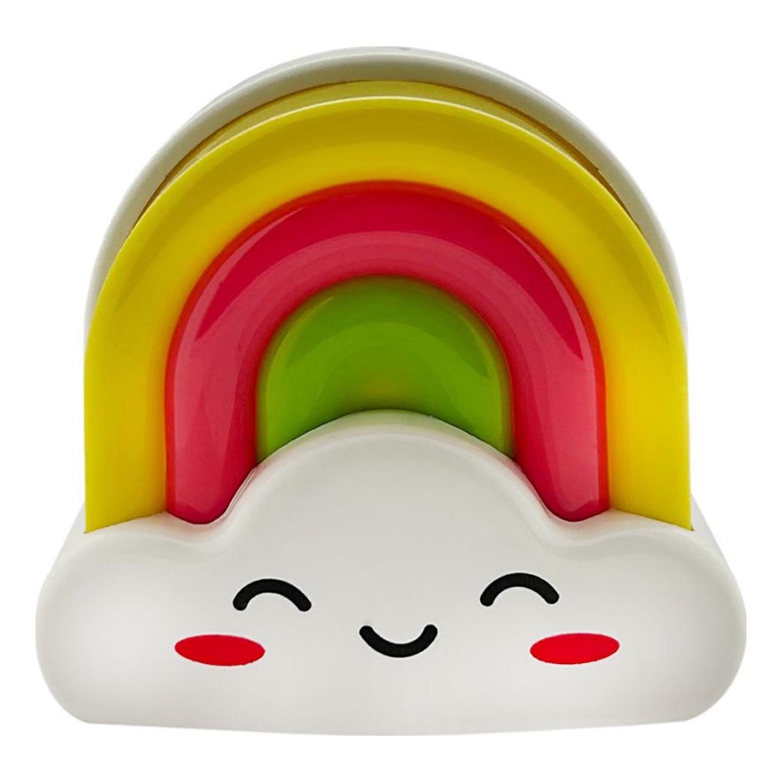 Veilleuse enfant LED/0,5W/230V arc en ciel