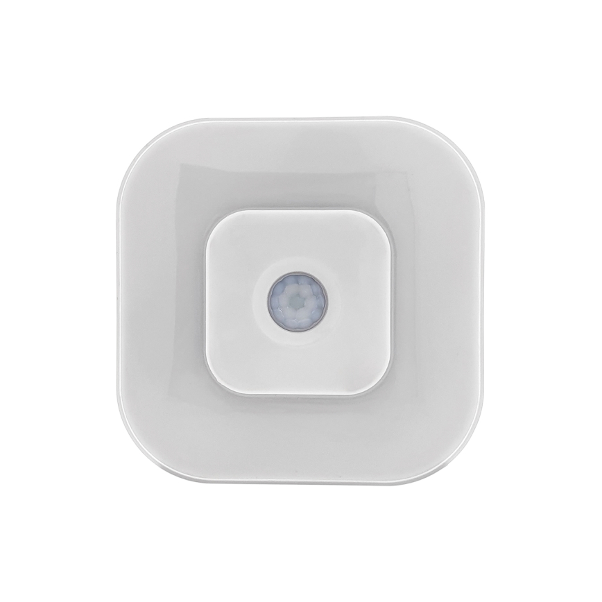 Veilleuse LED avec capteur LED/0,5W/4,5V 3xAAA blanche