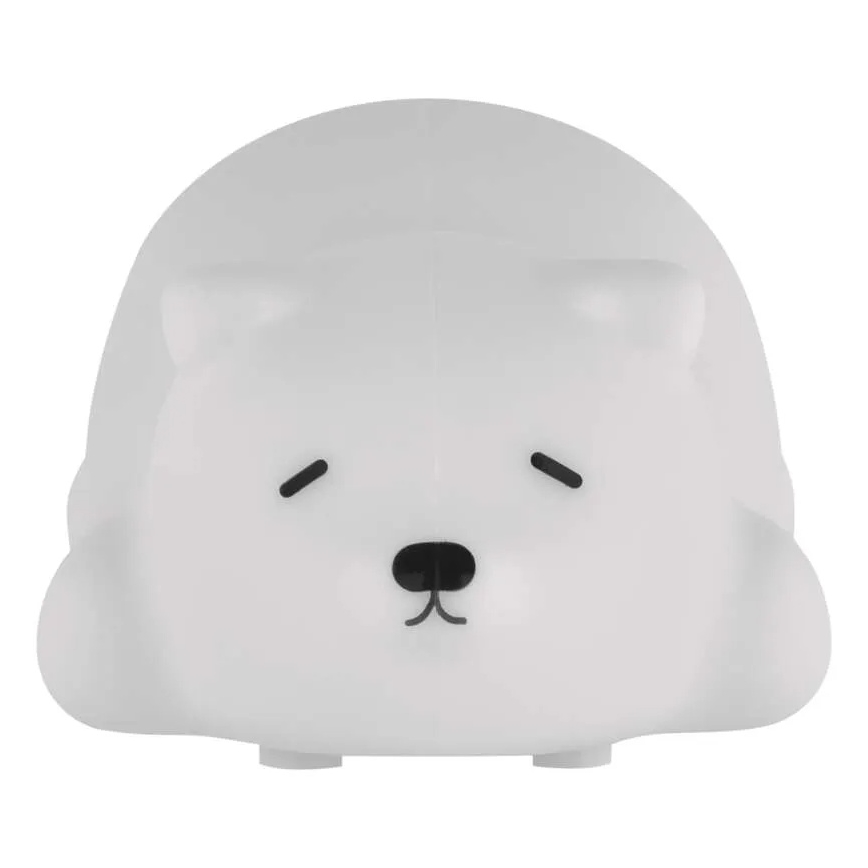 Veilleuse tactile LED RGB rechargeable en forme d'ours, 3,7 V 1200 mAh