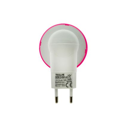 Veilleuse pour enfants avec détecteur crépusculaire LED/0,5W/230V champignon vénéneux
