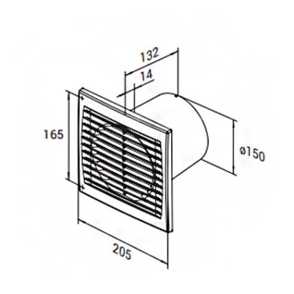 Ventilateur 150 S AXIAL 9301