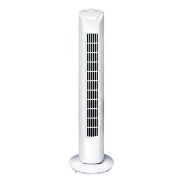 Ventilateur colonne 45 W/230 V 81 cm blanc