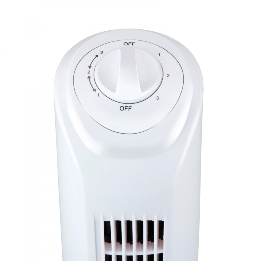 Ventilateur colonne 45 W/230 V 81 cm blanc
