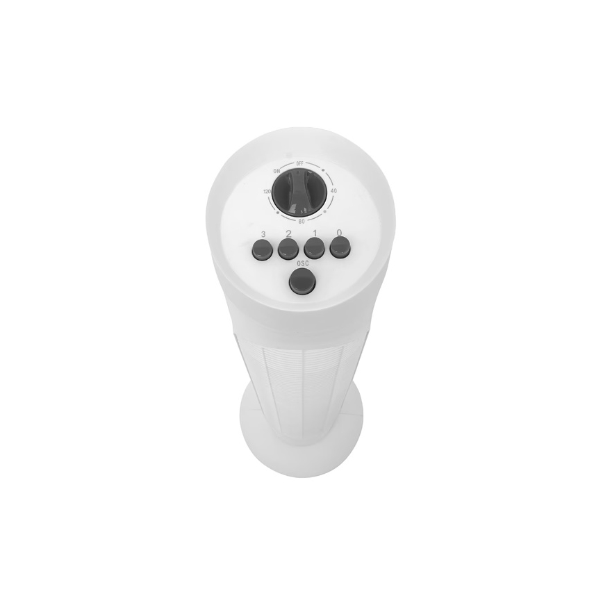 Ventilateur colonne 50 W/230 V, 83 cm, blanc