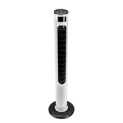 Ventilateur colonne avec indicateur de température et télécommande 55W/230V