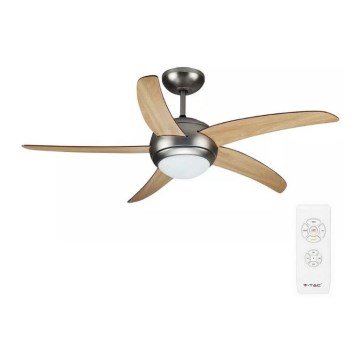 Ventilateur de plafond 2xE27/20W/230V d. 132 cm + Télécommande