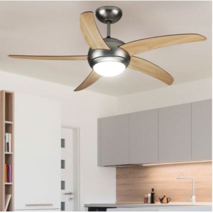 Ventilateur de plafond 2xE27/20W/230V d. 132 cm + Télécommande