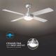 Ventilateur de plafond 2xE27/20W/230V + télécommande