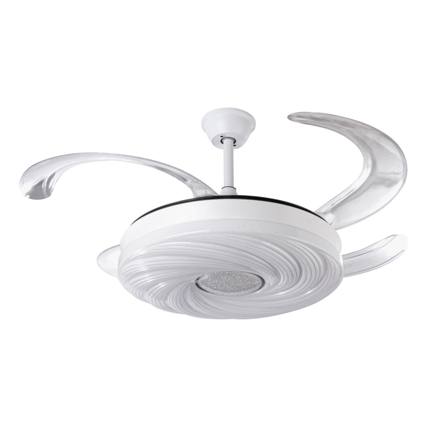 Ventilateur de plafond à intensité variable LED/60W/230V 3000-6000K d. 50 cm blanc + Télécommande