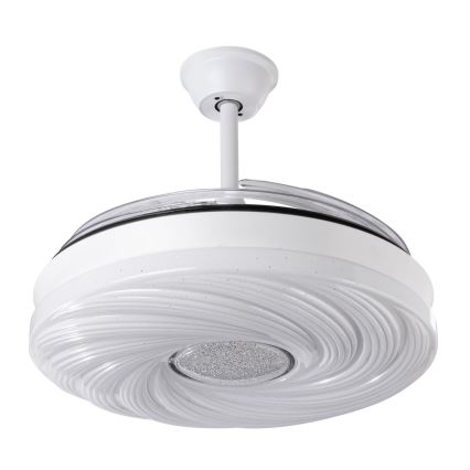 Ventilateur de plafond à intensité variable LED/60W/230V 3000-6000K d. 50 cm blanc + Télécommande