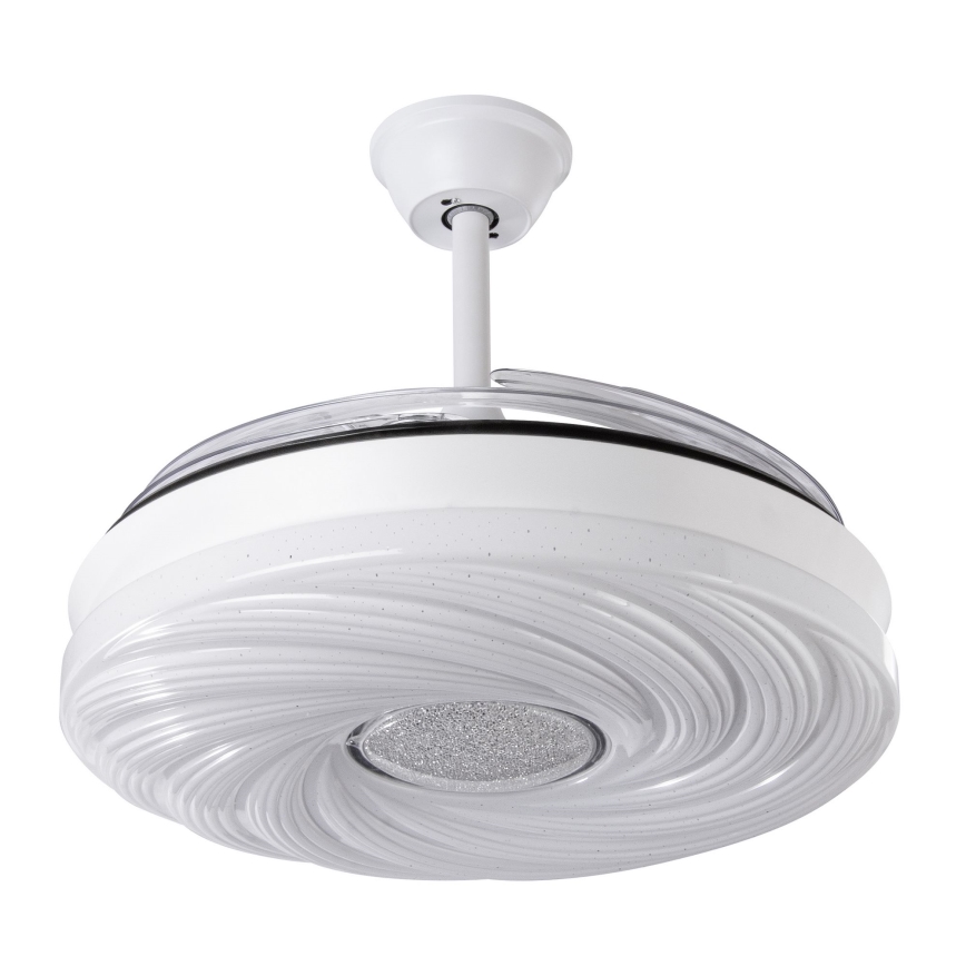 Ventilateur de plafond à intensité variable LED/60W/230V 3000-6000K d. 50 cm blanc + Télécommande
