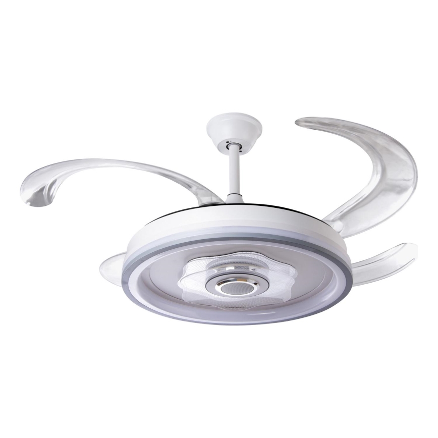 Ventilateur de plafond à intensité variable LED/70W/230V 3000-6000K d. 50 cm blanc + Télécommande