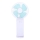 Ventilateur de poche rechargeable 4W/5V 1200 mAh blanc/bleu