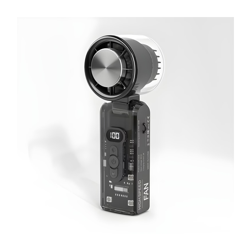 Ventilateur de poche rechargeable 6W/5V 2000 mAh