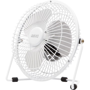 Ventilateur de table 1,75 W/5 V USB, Ø 18 cm, blanc