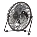 Ventilateur de table 1,75 W / 5 V USB Ø 18 cm noir