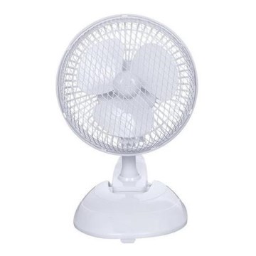 Ventilateur de table 15 W/230 V Ø 20 cm, blanc