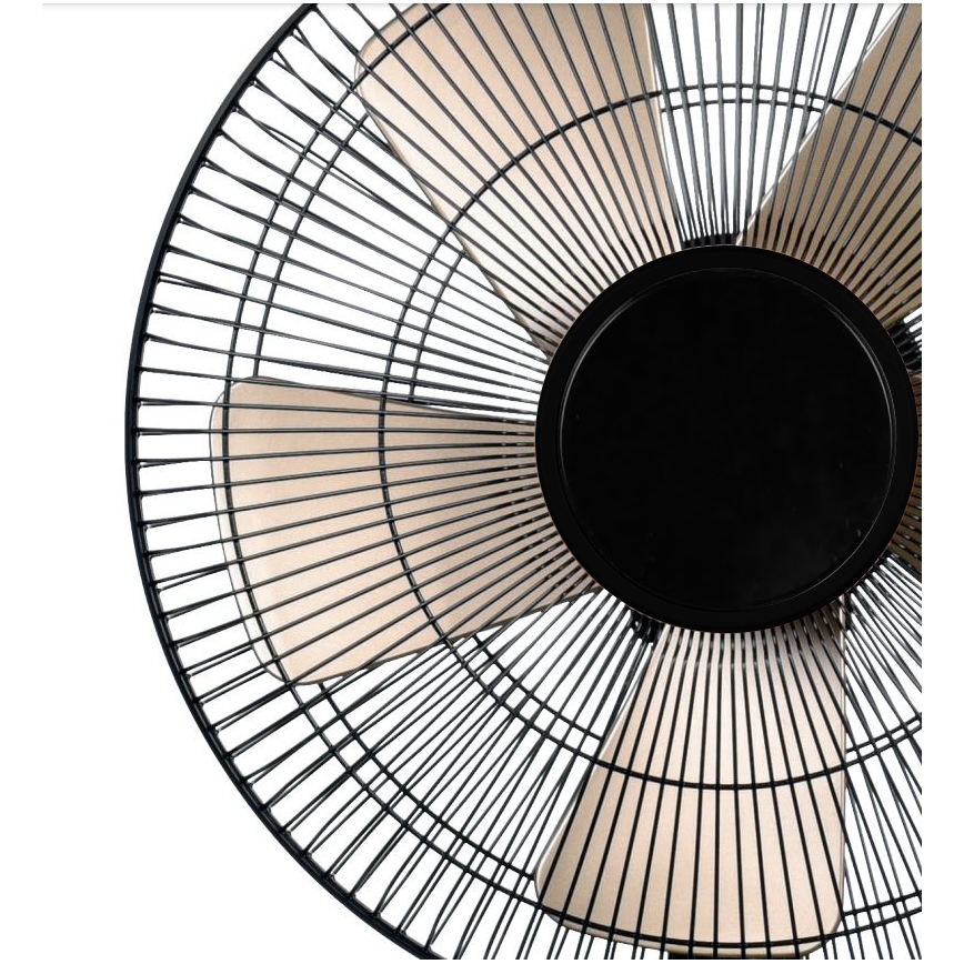 Ventilateur de table 40W/230V d. 35 cm noir/doré