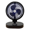Ventilateur de table rechargeable 5W/5V 1200 mAh noir