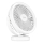 Ventilateur de table rechargeable avec éclairage LED/3W/5V USB 2400 mAh gris