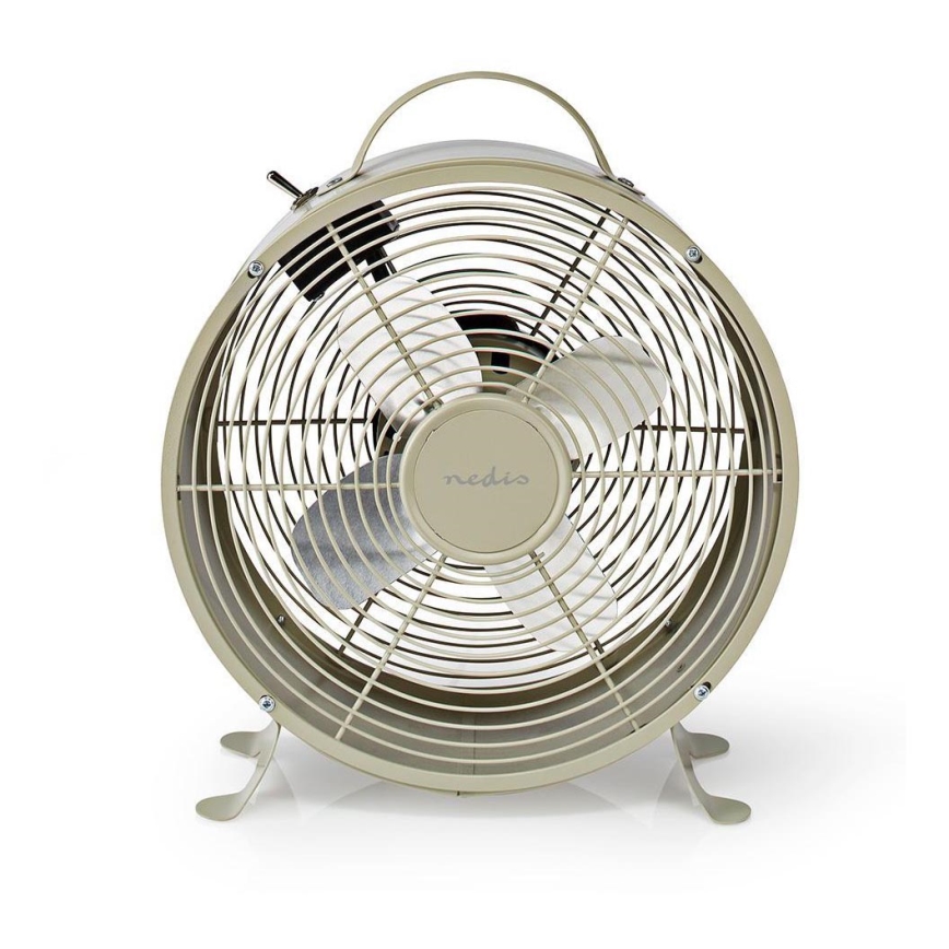 Ventilateur de table RETRO 20W/230V gris ø25 cm