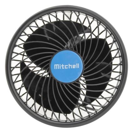 Ventilateur de voiture à ventouse 9W/12V noir