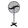Ventilateur industriel sur pied 160 W/230 V, 182 cm, noir