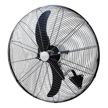 Ventilateur mural 180 W / 230 V Ø 66 cm noir + télécommande