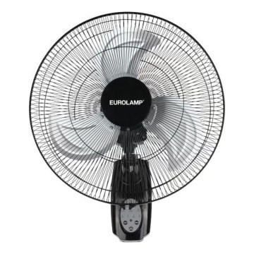 Ventilateur mural 90W/230V Ø 50 cm noir