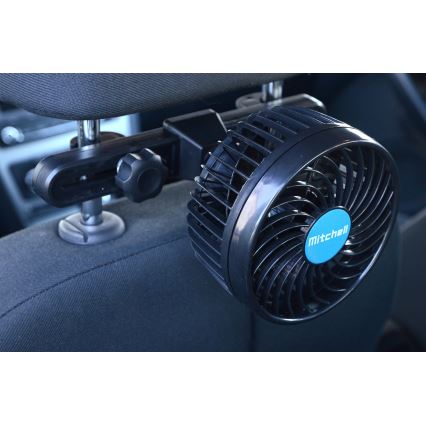 Ventilateur pour appui-tête de voiture 4W/12V noir