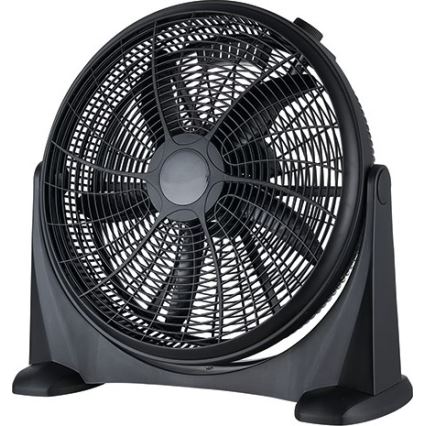 Ventilateur sur pied 100 W / 230 V, Ø 50 cm, noir