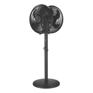 Ventilateur sur pied 120W/230V 108 cm noir + télécommande
