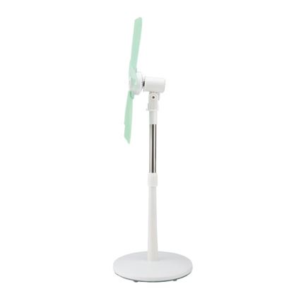 Ventilateur sur pied 15W/230V 100 cm blanc/vert