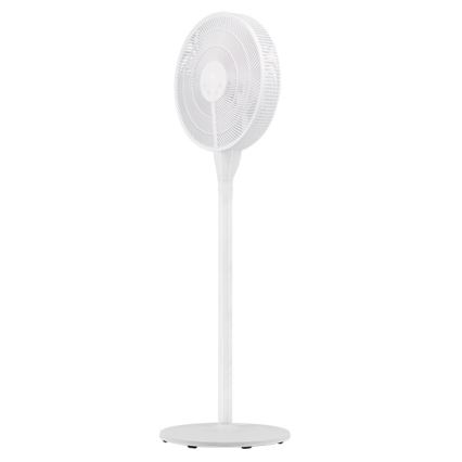 Ventilateur sur pied 25W/230V 130 cm blanc + télécommande
