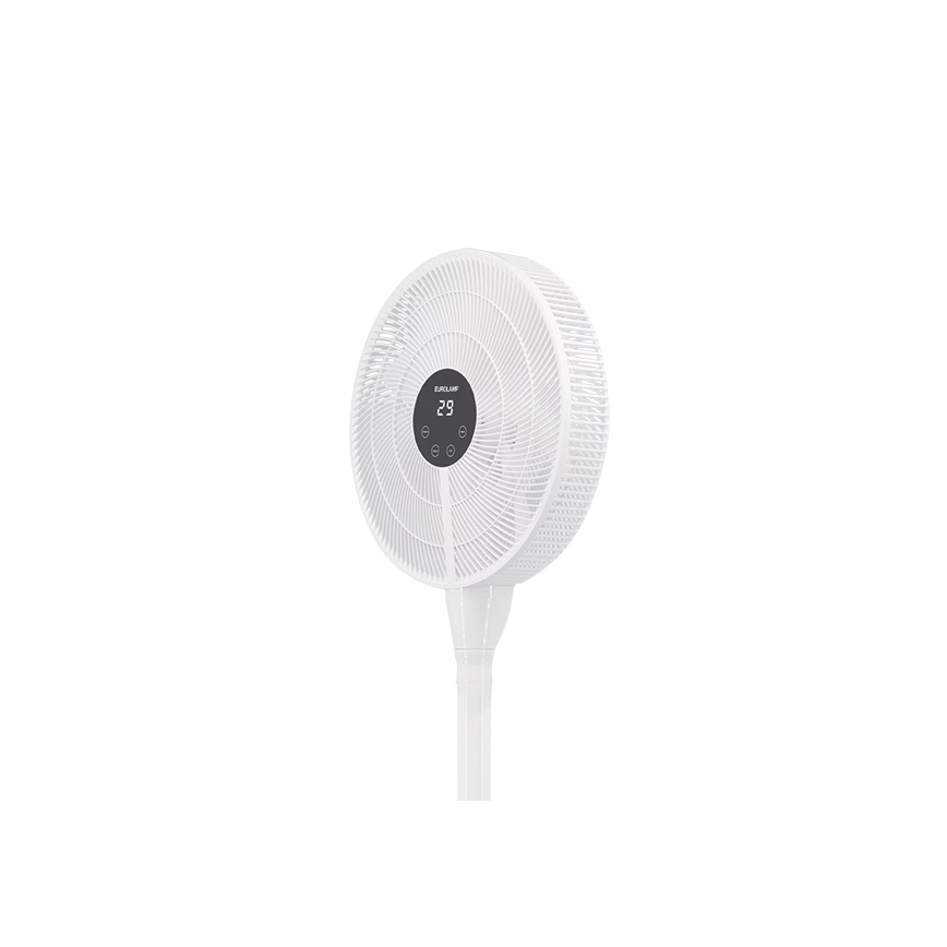 Ventilateur sur pied 25W/230V 130 cm blanc + télécommande